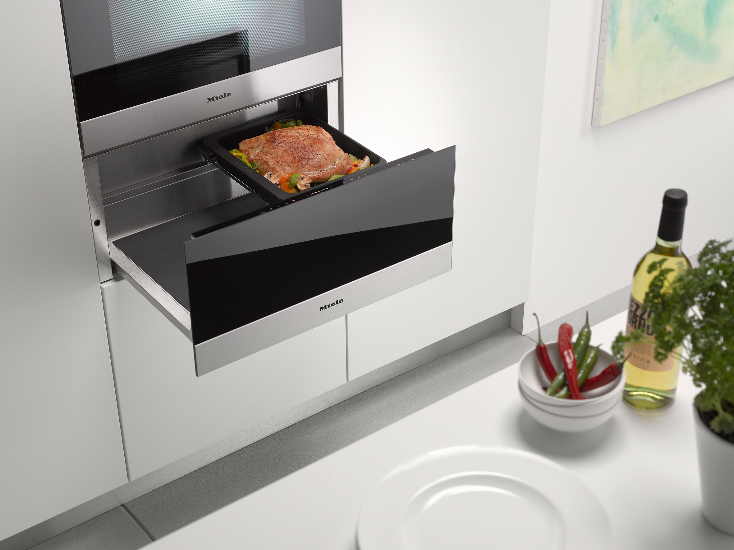 Miele Cooking Like a Pro at Home Gourmet Warming Drawer