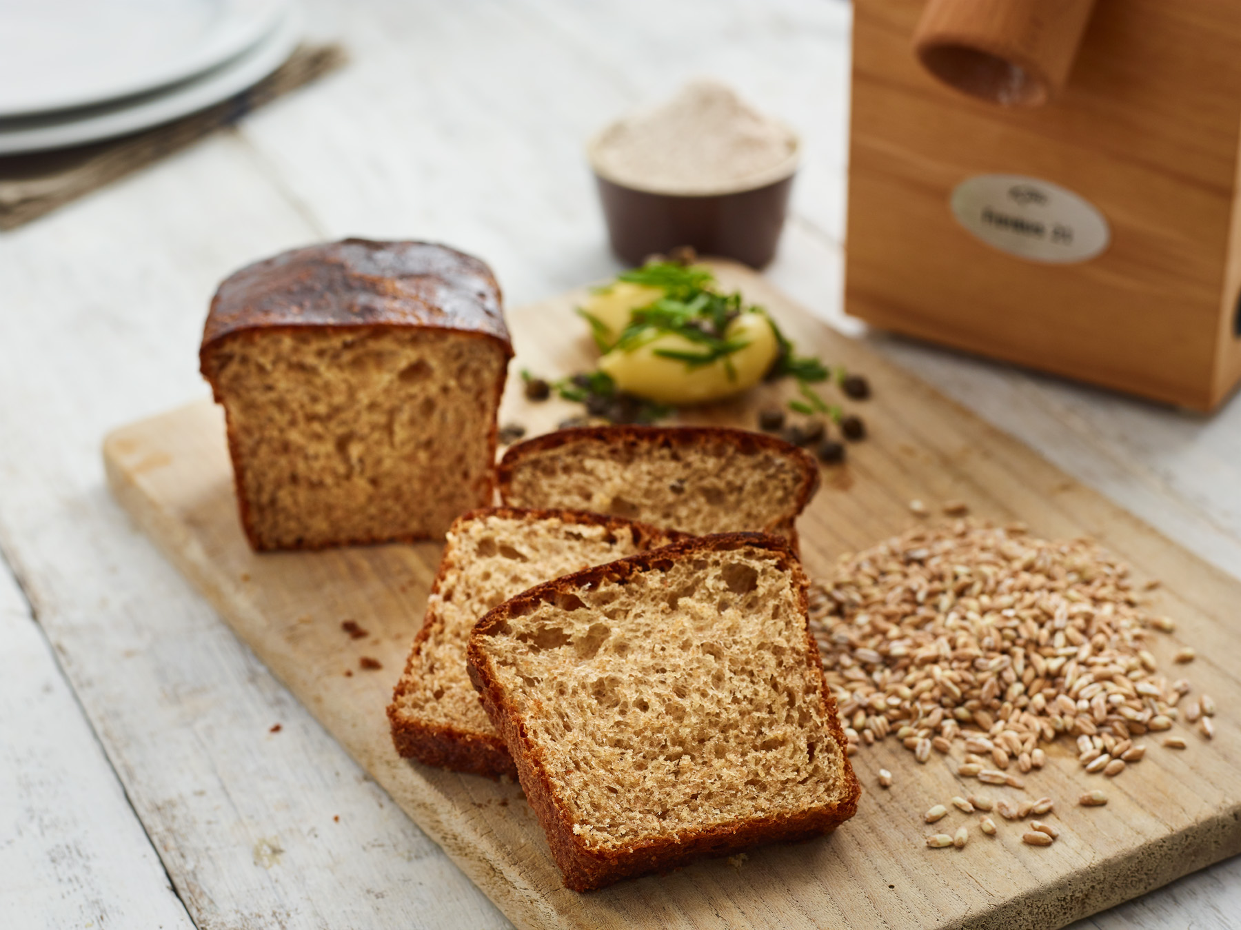 Miele Wholemeal Sharpham Park Spelt Brioche 